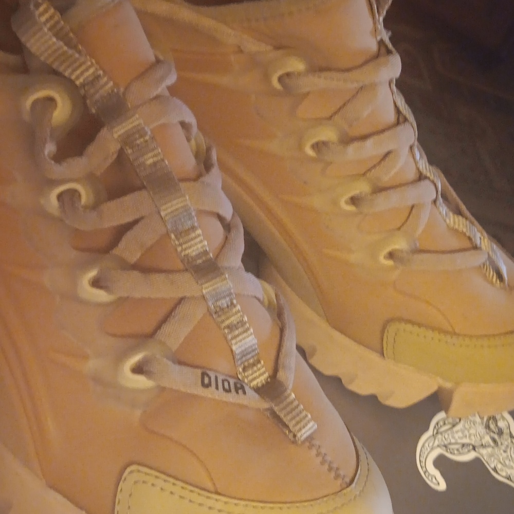 DIOR Beige D Connect Sneakers Size EU:39